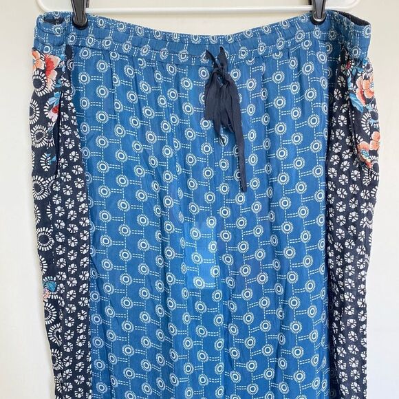 Johnny Was Maera Printed Drawstring Pull-On Pants Straight Leg Size 1X NWT - Picture 5 of 14